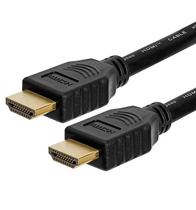 Кабель HDMI-HDMI HIGH SPEED 1m, v1.4, OD-7.5mm