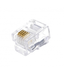 Коннектор RITAR RJ-11 4P4C UTP Cat-3 (100 шт / уп.) Q200