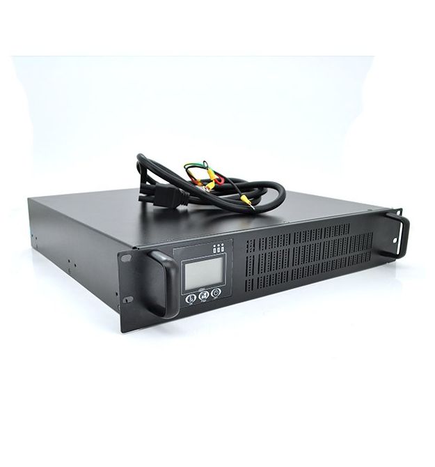 Інвертор з правильною синусоїдою ONLINE Ritar RT-2KL-LCD, RACK 2000VA (1800Вт), 72В, під зовнішній АКБ, (610*605*220) 13,1 кг