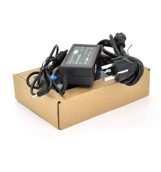 Блок питания MERLION для ноутбука ACER 19V 3.42A (65 Вт) штекер 3.0*1.1мм, длина 0,9м + кабель питания