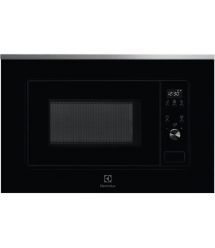 Electrolux Мікрохвильова піч вбудована, 17л, електрон. керування, 700Вт, дисплей, чорний+нерж