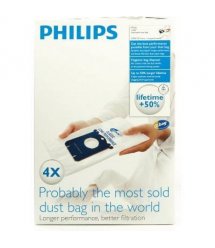 Сменный синтетический мешок-пылесборник S-bag Philips FC8021/03