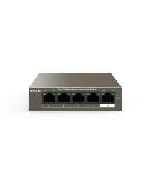 Коммутатор TENDA TEF1105P-4-63W 5xFE (4xFE PoE, 1xFE Uplink), Неуправляемый