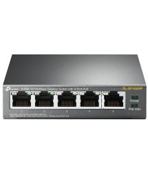 TP-Link Комутатор TL-SF1005P 5xFE/4xPoE 56W некерований