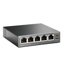 TP-Link Комутатор TL-SF1005P 5xFE/4xPoE 56W некерований