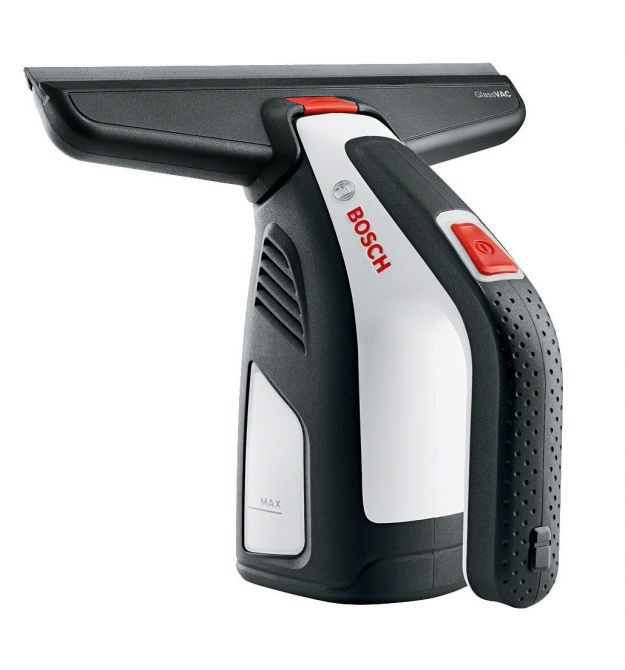 Пылесос для мытья окон Bosch GlassVAC , 3.6 В*2 Ач, контейнер 0.1Л, 0.7кг, +насадки и пуль