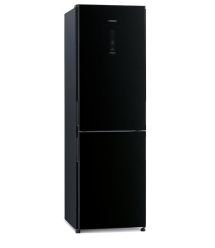 Холодильник Hitachi R-BG410PUC6XGBK, черный (стекло)