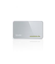 Коммутатор TP-LINK TL-SF1008D 8xFE, Неуправляемый, Настольный