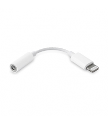 Перехідник Lighting(M) - Jack 3.5mm(F), 5см, White, Box