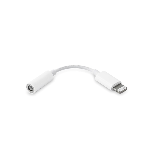 Перехідник Lighting(M) - Jack 3.5mm(F), 5см, White, Box