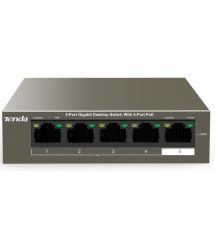 Коммутатор TENDA TEG1105P-4-63W 5xGE (4x PoE, 1x uplink)