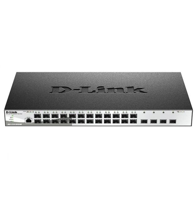 Коммутатор D-Link DGS-1210-28XS/ME 24xSFP(100M/1G),4x10G SFP+