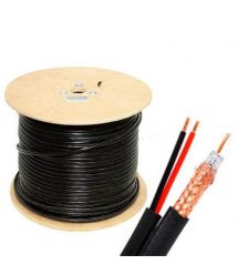 Кабель комбинированный RG590-CU+2*0.75 PE 305M