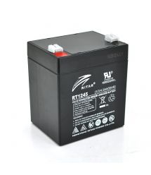 Аккумуляторная батарея AGM RITAR RT1245B, Black Case, 12V 4.5Ah ( 90 х 70 х 101 (107) ) Q10