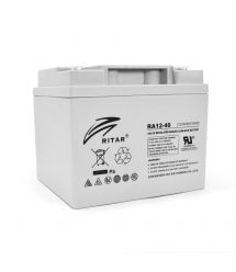 Акумуляторна батарея AGM RITAR RA12-40, Gray Case, 12V 40.0Ah ( 198 x166 x 169 ) Q1