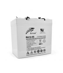 Акумуляторна свинцево-кислотна батарея AGM RITAR RA12-55 Gray Case 12V 55.0Ah Q1