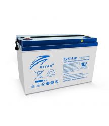 Акумуляторна свинцево-кислотна батарея AGM RITAR DC12-100 Gray Case 12V 100Ah Q1