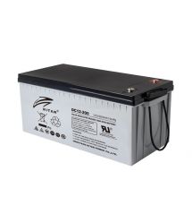 Аккумуляторная батарея CARBON RITAR DC12-200C, Black Case, 12V 200.0Ah, 2000-5000 циклов, до 15 лет срок службы, 522*219*224 60 