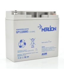 Аккумуляторная батарея MERLION AGM GP1220M5 12 V 20 Ah ( 180 x 78 x 165 (168) ) 5,34 кг Q4