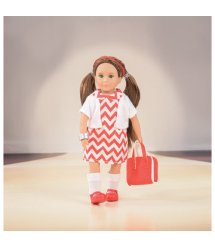 Набор одежды для кукол LORI Платье с принтом LO30009Z