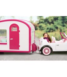 Транспорт для кукол LORI Кемпер розовый LO37011Z