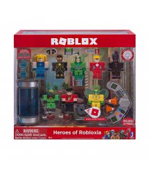 Игровая коллекционная фигурка Jazwares Roblox Environmental Set Heroes of Robloxia, набор 8 шт.