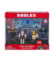 Игровая коллекционная фигурка Jazwares Roblox Mix &Match Set Days of Knights в наборе 4шт