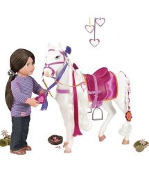 Игровая фигура Our Generation Лошадь Принцесса с аксессуарами 50 см BD38003Z