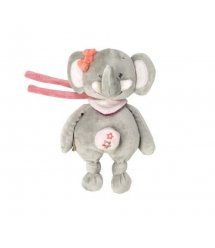 Nattou Мягкая игрушка 21см с музыкой слоник Адель 424080