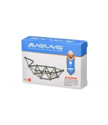 Конструктор Magplayer Магнитный набор палочек и шариков 66 эл. MPS-66