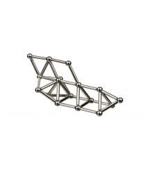 Конструктор Magplayer Магнитный набор палочек и шариков 66 эл. MPS-66