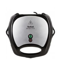 Tefal Мультимейкер Break time Break time, 700Вт, комплект-3 пластини, тефлон, корпус-пластик, чорно-сріблястий