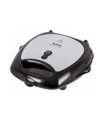 Tefal Мультимейкер Break time Break time, 700Вт, комплект-3 пластини, тефлон, корпус-пластик, чорно-сріблястий