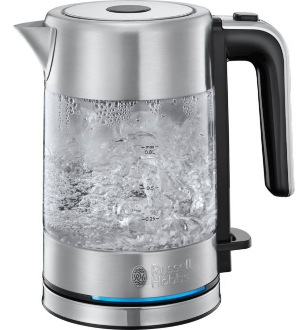 Чайник Russell Hobbs 24191-70 Compact Home, 2200Вт, 0.8л, стекло