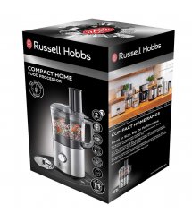 Кухонный комбайн Russell Hobbs 25280-56 Compact Home, 500Вт, 1,9л, нержавеющая сталь