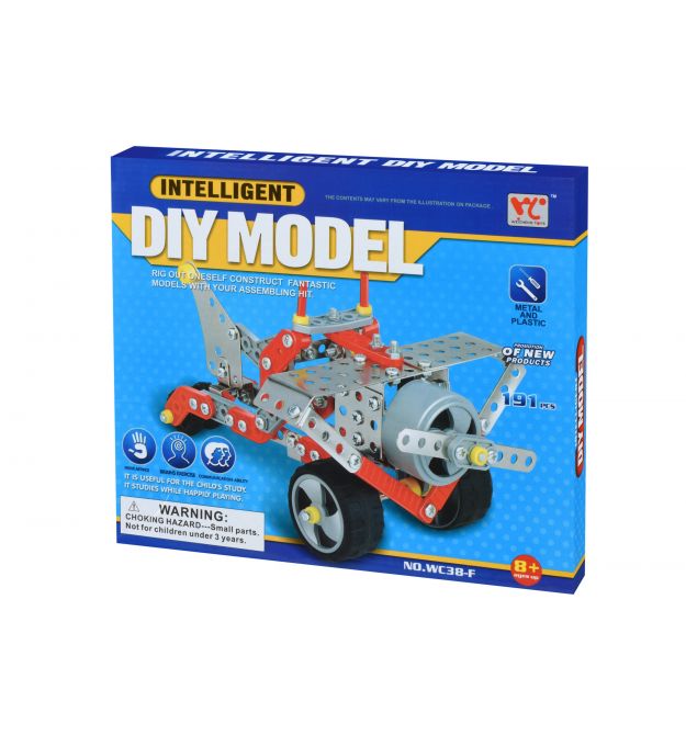 Конструктор металлический Same Toy Inteligent DIY Model Самолет 191 эл. WC38FUt