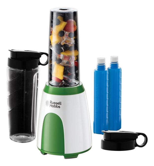 Фитнес-блендер Russell Hobbs 25160-56 Explore Mix & Go Cool, 300 Вт, Белый, Зеленый