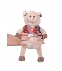 Мягкая игрушка Same Toy Свинка в жилетке 35см THT723