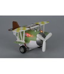 Самолет металический инерционный Same Toy Aircraft зеленый со светом и музыкой SY8015Ut-2