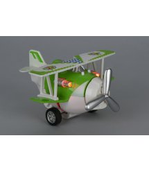 Самолет металический инерционный Same Toy Aircraft зеленый со светом и музыкой SY8012Ut-4