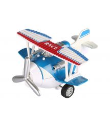 Самолет металический инерционный Same Toy Aircraft синий со светом и музыкой SY8012Ut-2