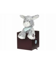 Мягкая музыкальная игрушка Kaloo Les Amis Ослик серый 25 см в коробке K963140
