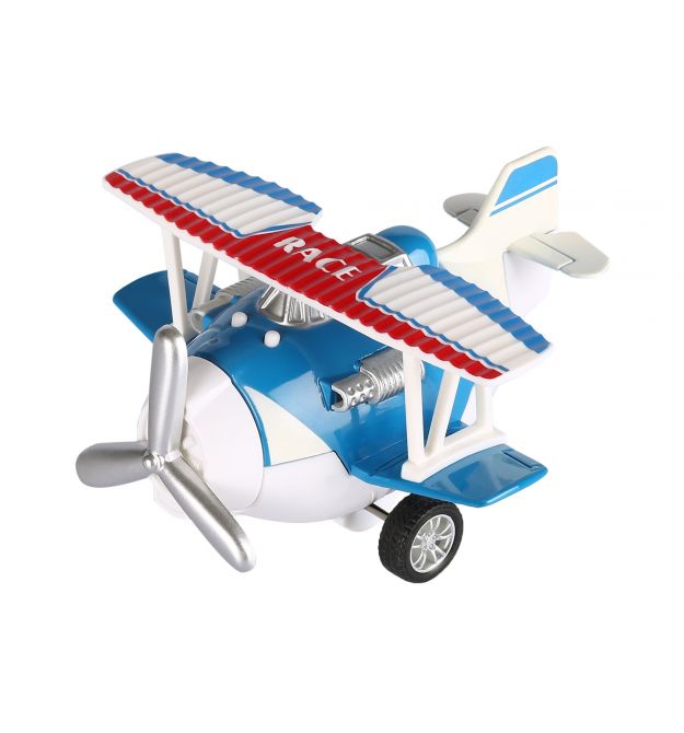 Самолет металический инерционный Same Toy Aircraft синий SY8013AUt-2