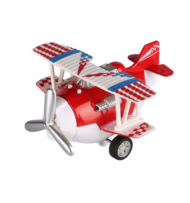 Same Toy Літак металевий інерційний Aircraft (червоний)
