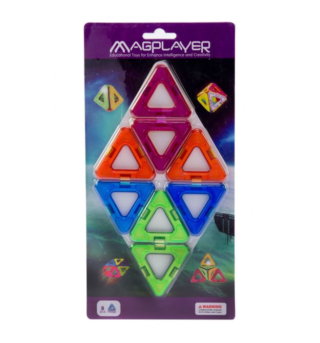 MagPlayer Конструктор магнітний - Додатковий набір 8 од. (MPC-8)