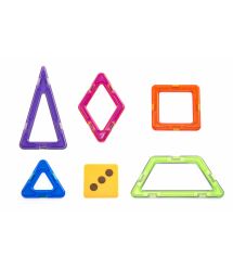 Конструктор Magplayer магнитный набор 83 эл. MPA-83