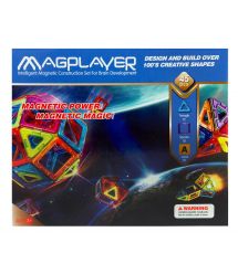 Конструктор Magplayer магнитный набор 45 эл. MPA-45