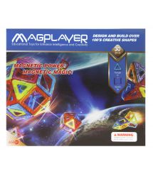 Конструктор Magplayer магнитный набор 30 эл. MPB-30