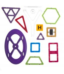 Конструктор Magplayer магнитный набор 166 эл. MPA-166