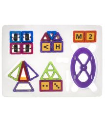 Конструктор Magplayer магнитный набор 166 эл. MPA-166